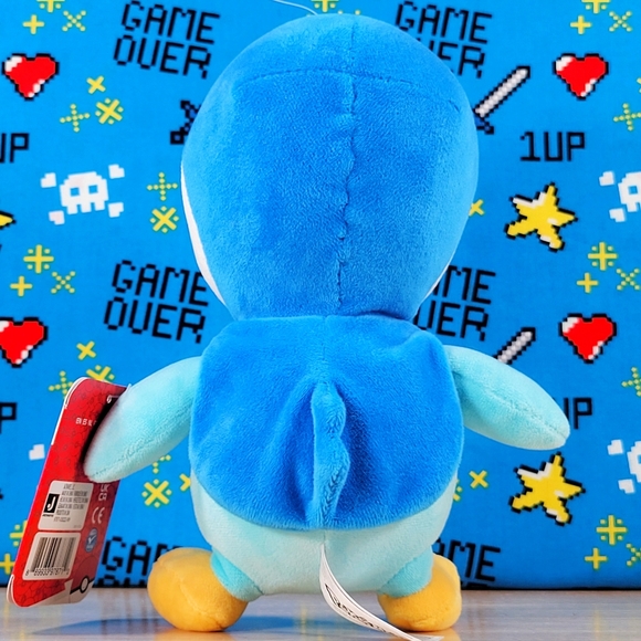 Pokemon PIPLUP 8" UltraSoft Jazwares Collectible Nintendo Genuine Gaming Plush - Picture 3 of 10